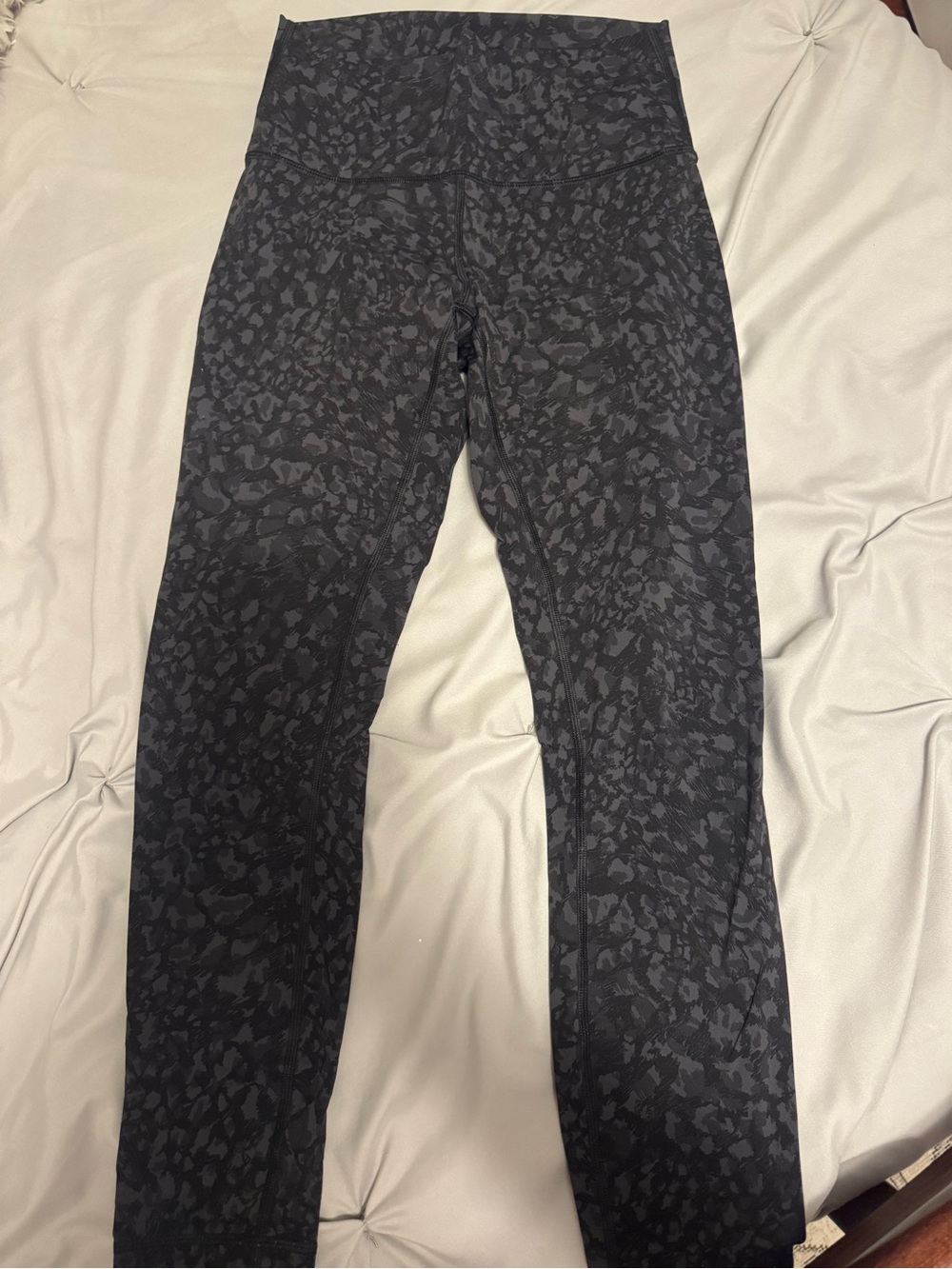 lululemon athletica Black/Charcoal Printed High-Rise Leggings